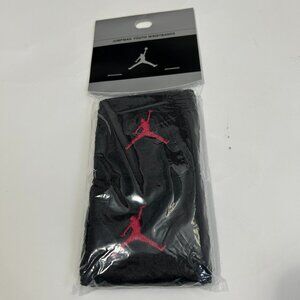 Nike Jordan Jumpman Youth Wristbands Black Red Logo Sweatband Basketball New